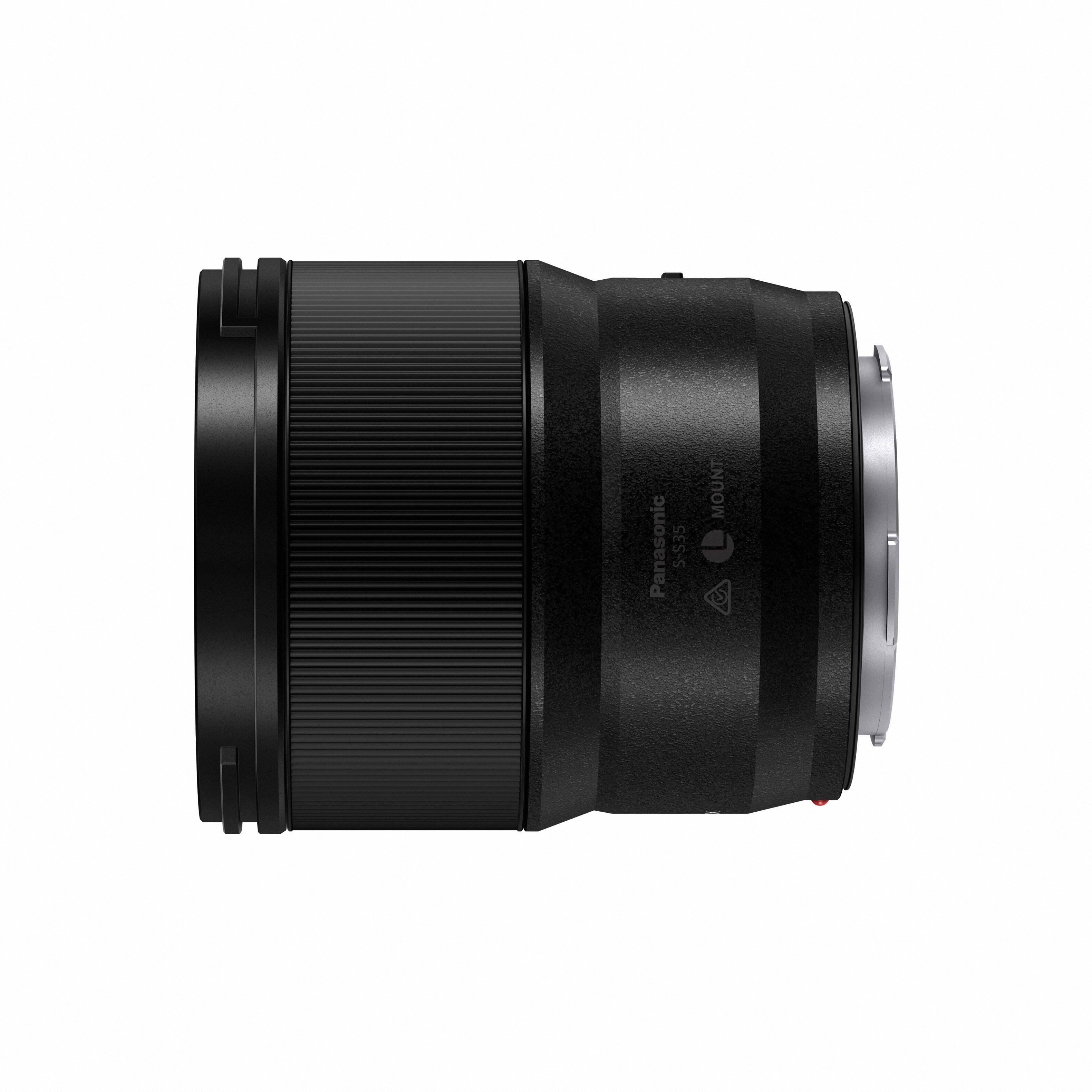 Alt View 1. Panasonic - Panasonic LUMIX S Series Camera Lens, 35mm F1.8 L-Mount Lens for Mirrorless Full Frame Digital Cameras, S-S35 - Black.