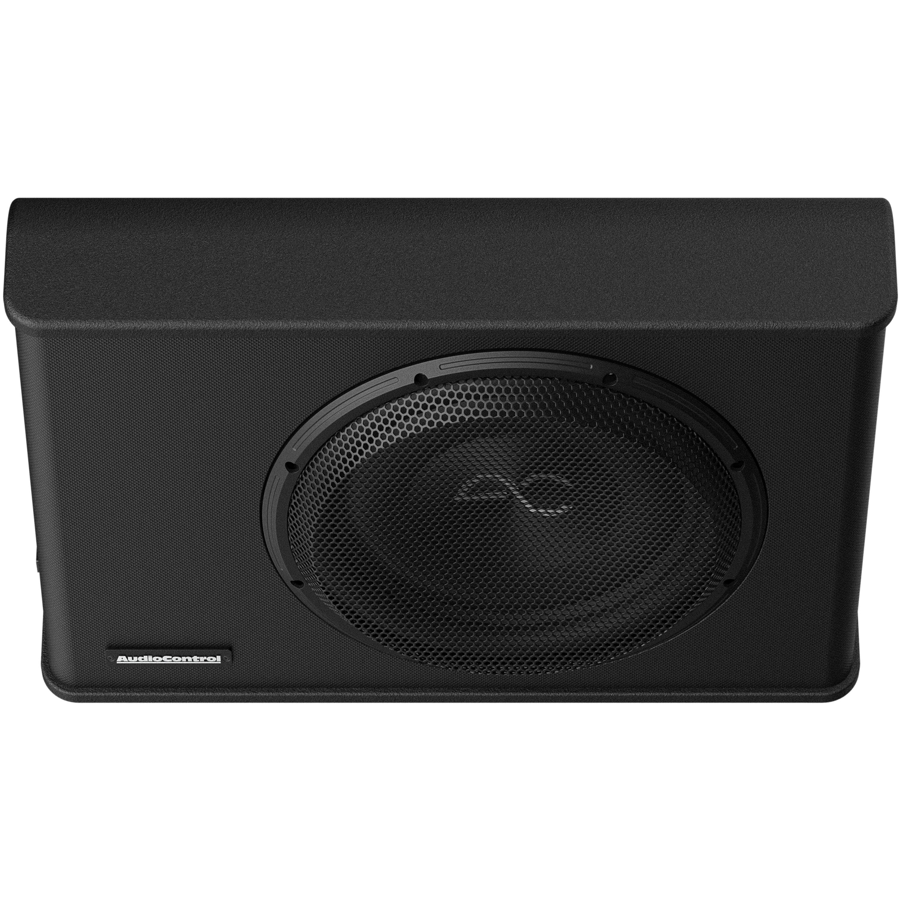 Alt View 17. AudioControl - Space Series 12” Single-Voice-Coil 2-Ohm Loaded Sealed Subwoofer Enclosure - Black.