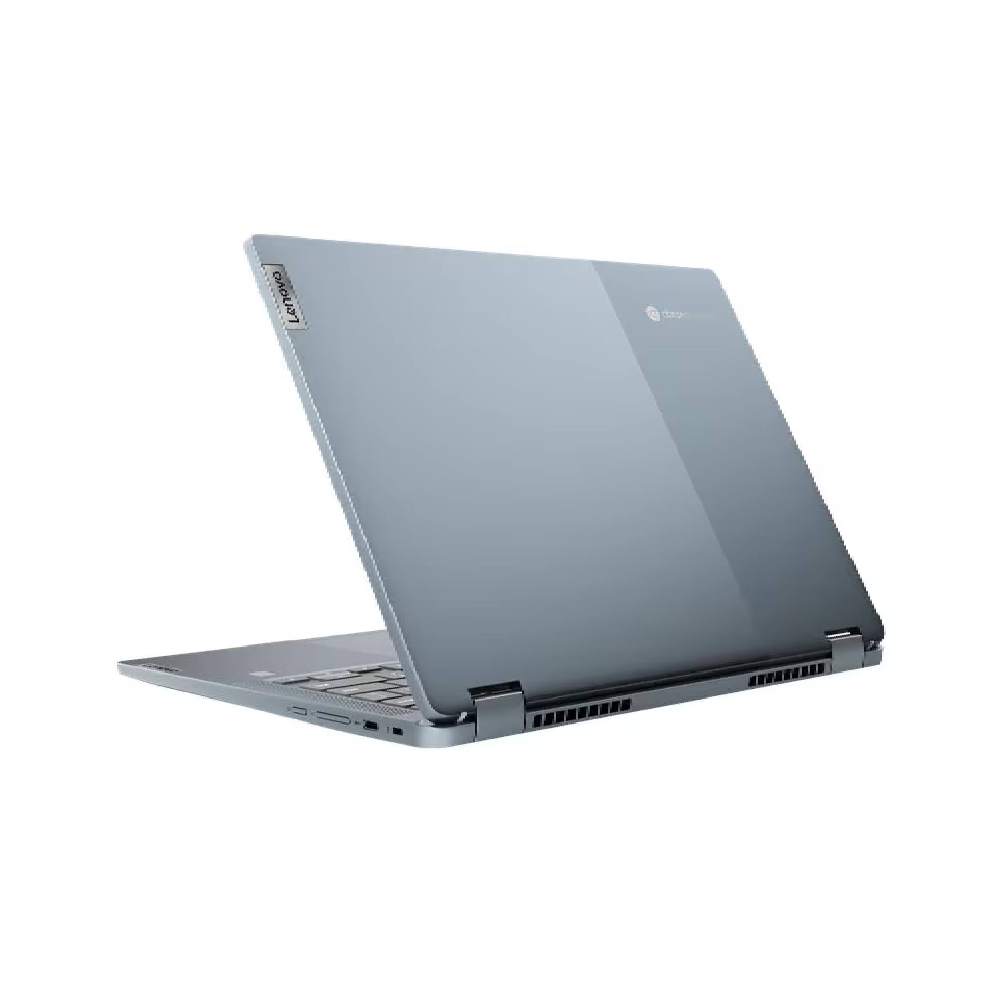 Left. Lenovo - Lenovo IP Flex 5 14IAU7 14" Touch Chromebook Intel i3-1215U 8GB 128GB ChromeOS (French / English) - Stone Blue.