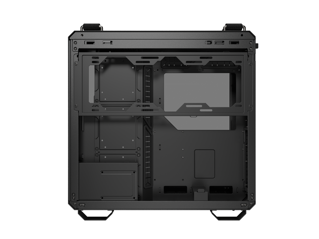 Alt View 9. ASUS - ASUS TUF GT502 Horizon Mid-Tower (Dual-Chamber, Tool-Free Panels, USB-C 10Gbps) - Black.