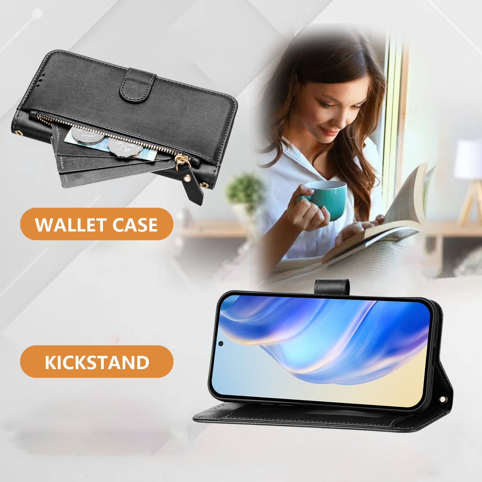 WALLET CASE  
KICKSTAND