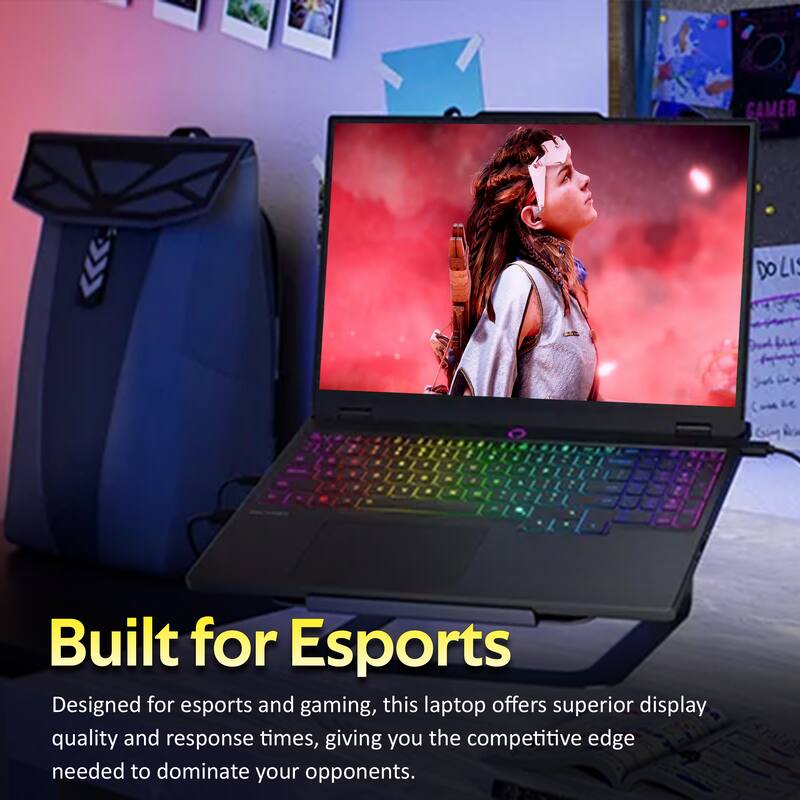 GAMER DO LI

Built for Esports

Designed for esports and gaming, this laptop offers superior display quality and response times, giving you the competitive edge needed to dominate your opponents.