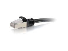 Front. Cables to Go - C2G 00710 Cat6a Cable - Snagless Shielded Ethernet Network Patch Cable, Black (5 Feet, 1.52 Meters).