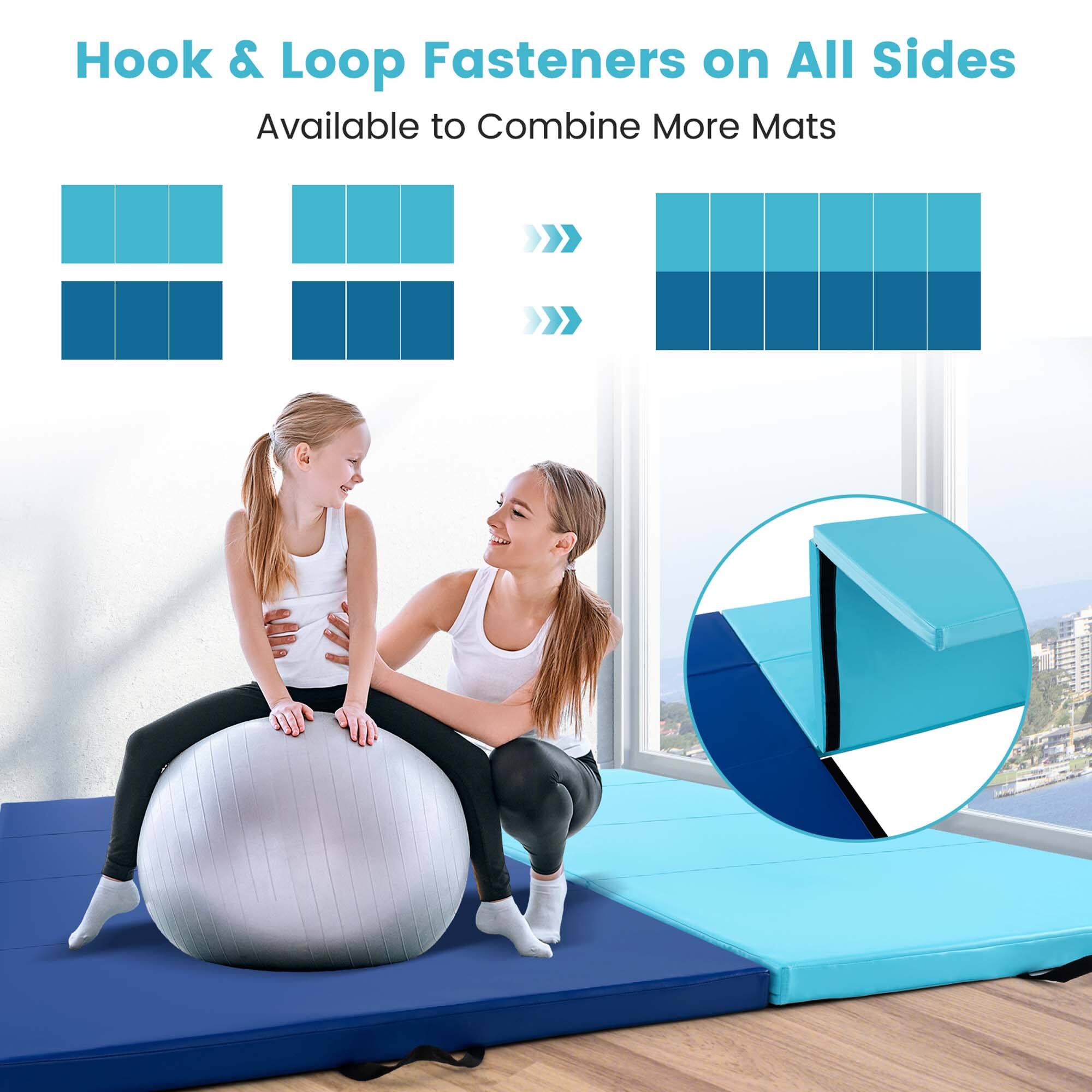 Hook & Loop Fasteners on All Sides  
Available to Combine More Mats