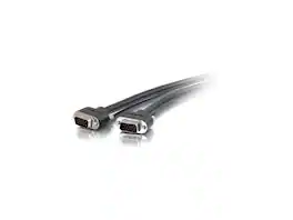 Cables to Go - C2G 50210 VGA Cable - Select VGA Video Cable M/M, In-Wall CMG-Rated, Black (1 Feet, 0.3 Meters)