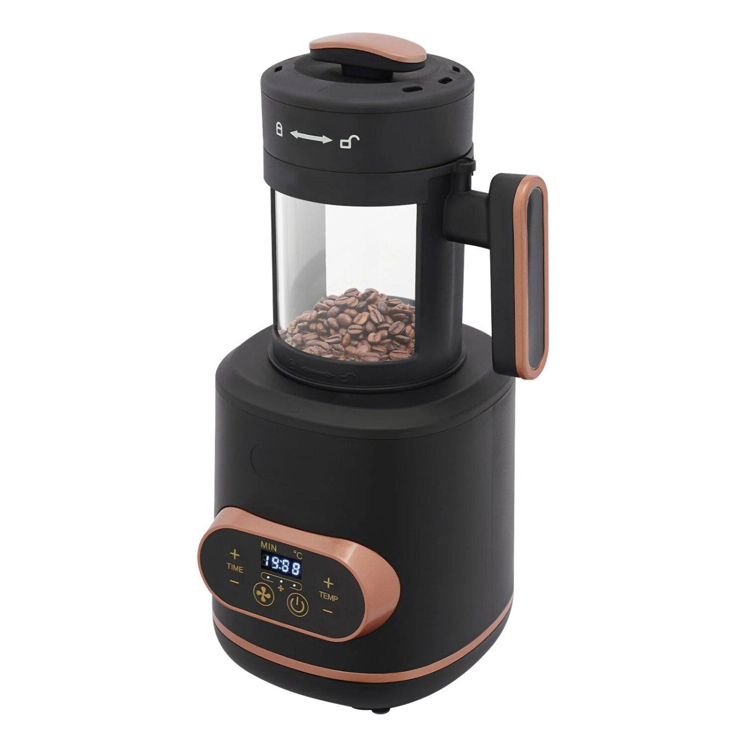 Stock Preferred - 1500W Electric Coffee Bean Roaster Machine - Black