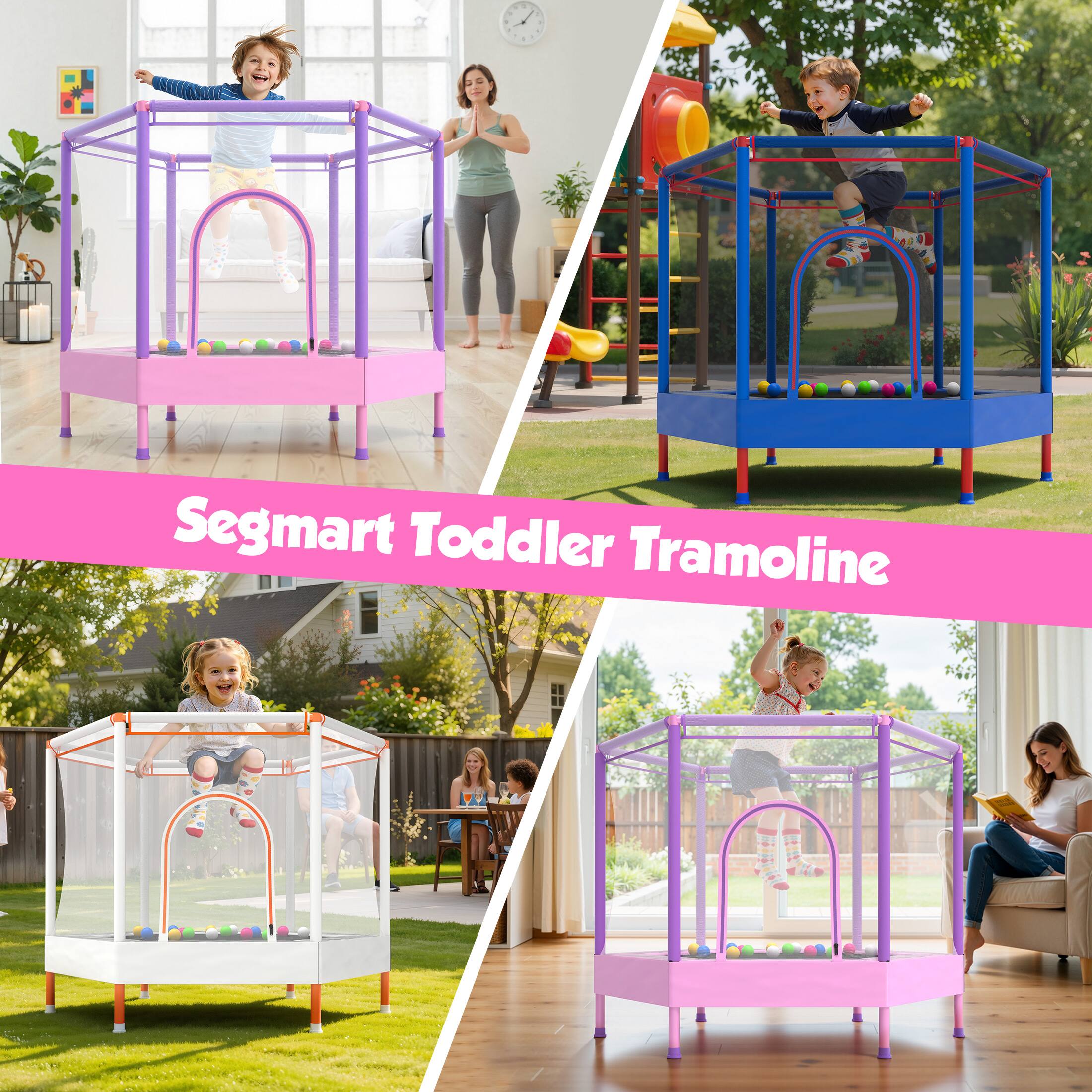 Segmart Toddler Trampoline