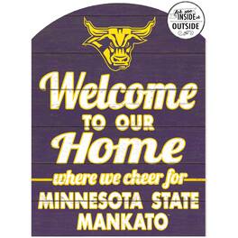 Jardine - Minnesota State Mavericks 16'' x 22'' Marquee Sign - Purple