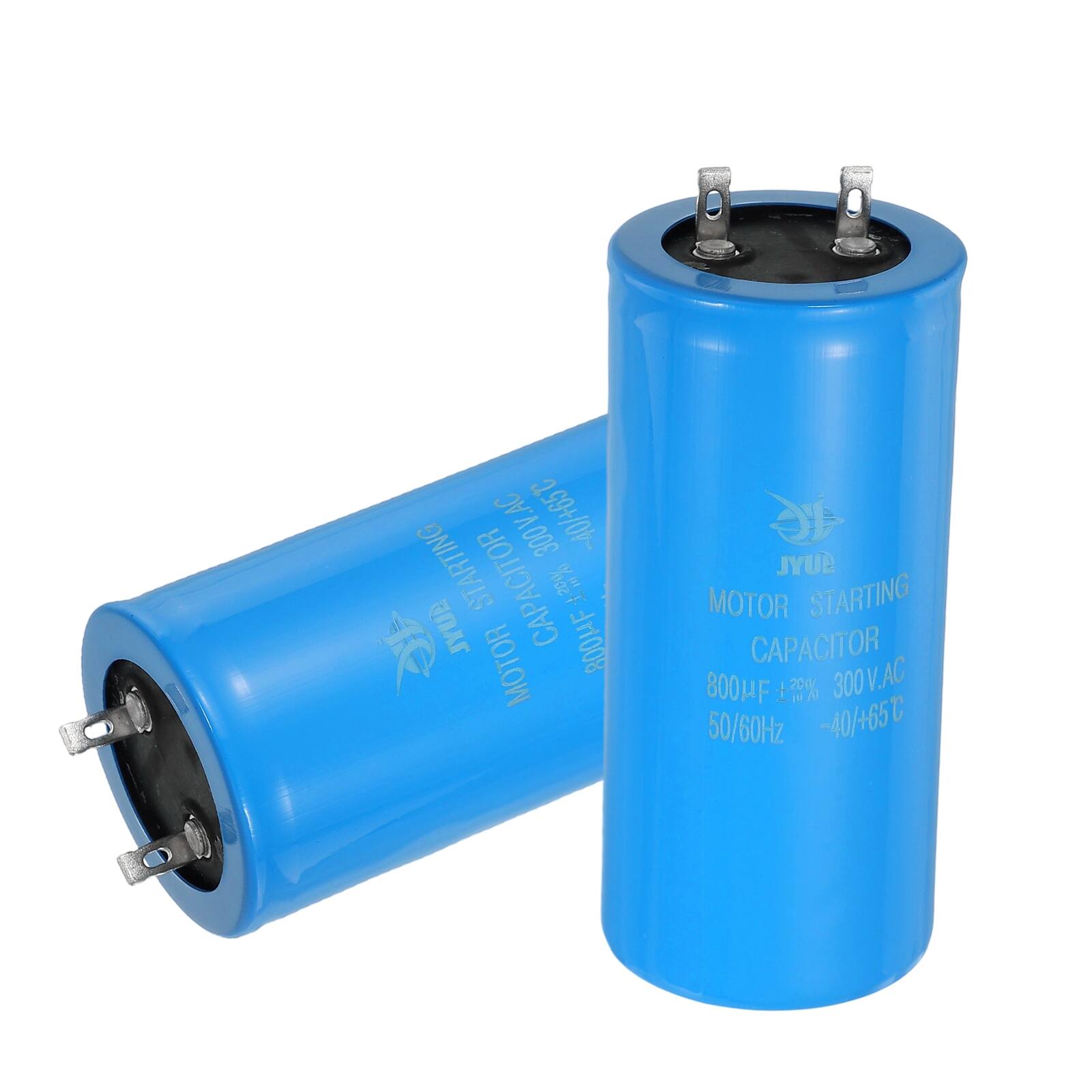 300V.AC -40/+65 STARTING CAPACITOR %& JYUB CAP B008 MOTOR STARTING CAPACITOR 800µF + 3% 11 A 300V.AC 50/60Hz -40/+65°C