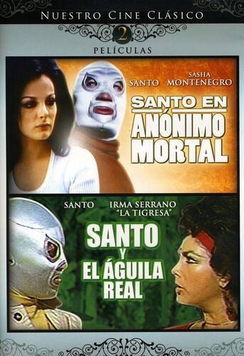 Front. Santo en Anonimo Mortal & Santo y El Aguila Real   - DVD.