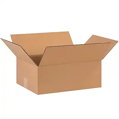 Front. The Packaging Wholesalers - 16" x 12" x 6" Shipping Boxes, 32 ECT, 25/Pack (16126) - Kraft.