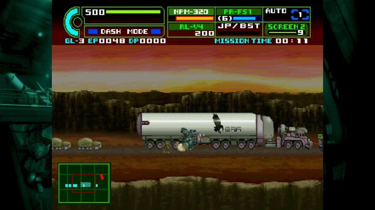 500 NPM-320 FR-FS1 AUTO 50 1 (6) C DASH MODE RL-V4 200 JP/BST JP SCREEN 9 2 GL-3 EP0048 DP0000 MISSION TIME 0:11