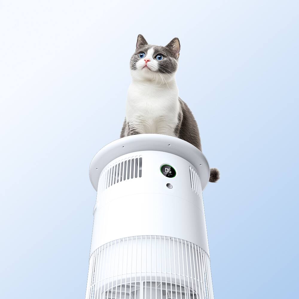 Alt View 6. Airdog - Airdog P50 Air Purifiers for Home Pets, Covers Up to 1290 Sq. Ft with Washable Filters TPA Halo Tech for Pet Hair, Odors - White.
