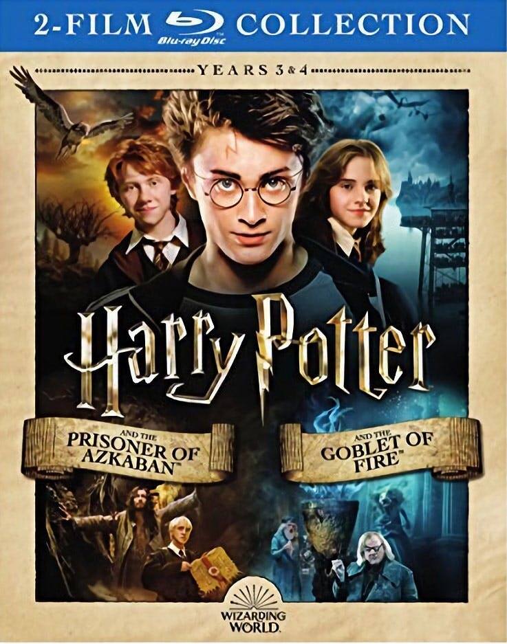 Front. Harry Potter: Prisoner Azkaban / Goblet of Fire (Blu-ray Double Feature) [Blu-ray].