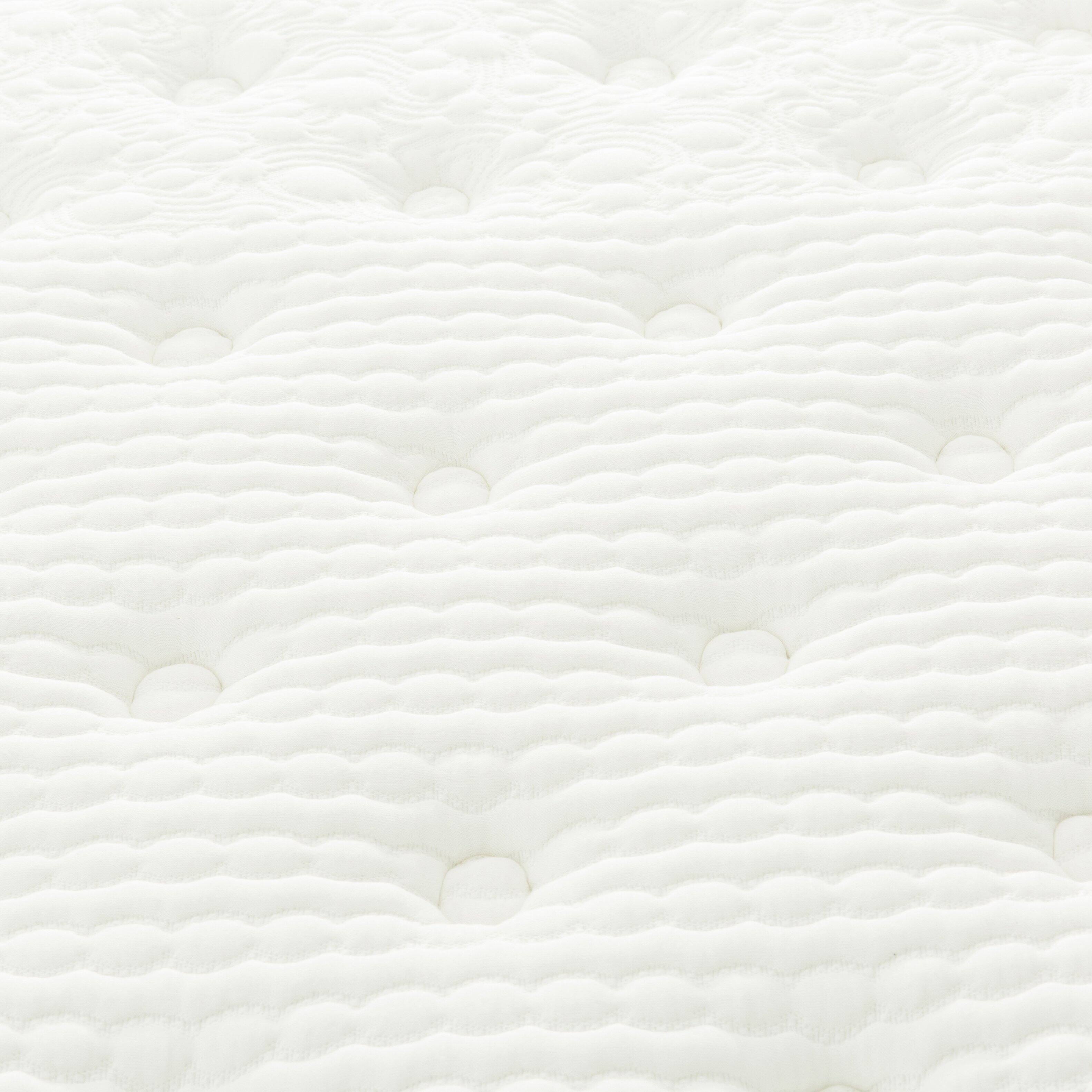 Alt View 4. Glintex - 12" Queen Hybrid Memory Foam Mattress, Plush Top with Pocket Spring, Cooling Motion Isolation - White.