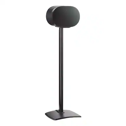 Front. Sanus - Sanus Fixed-Height Speaker Stand for Sonos Era 300 - Each (Black) - Black.