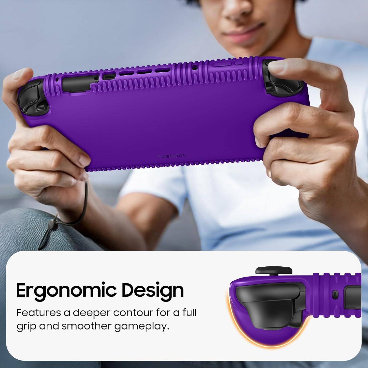 Ergonomic Design Features a deeper contour for a full grip and smoother gameplay.