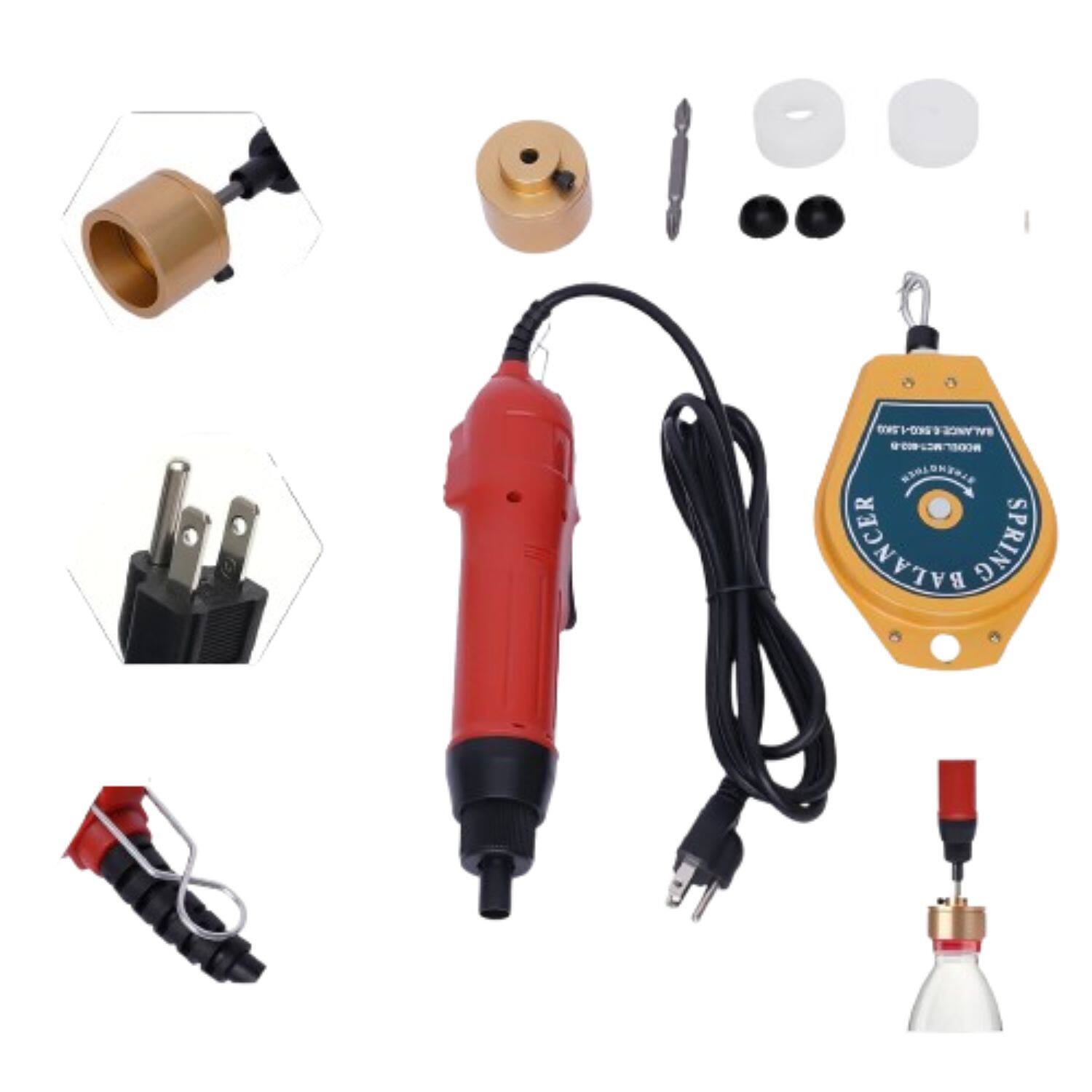 #VY -120 00917500 I BALANCER SPRING
- 1 x Balancer Spring
- 1 x Adapter
- 1 x Power Cord
- 1 x Spray Nozzle
- 1 x Cleaning Brush
- 1 x Cleaning Solution Bottle
- 1 x Instruction Manual
- 1 x Mounting Bracket
- 1 x Mounting Screws
- 1 x Mounting Nuts