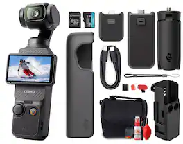 DJI - Osmo Pocket 3 Capture More Combo, Handheld Vlogging Camera + More