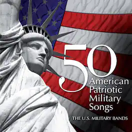 U.S. Military Bands - 50 American Patriotic Military Songs / Various - VINYL LP