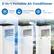 3-in-1 Portable Air Conditioner Cooling 61F~88F Dehumidifying 50 Pints/Day Fan 2 Speeds: High/Low COSTWAY