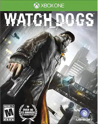 XBOX ONE WATCHDOGS MATURE 17+ M CONTENT RATED BY ESRB OVER 90 E3 AWARDS & NOMINATIONS UBISOFT - M (Mature 17+)