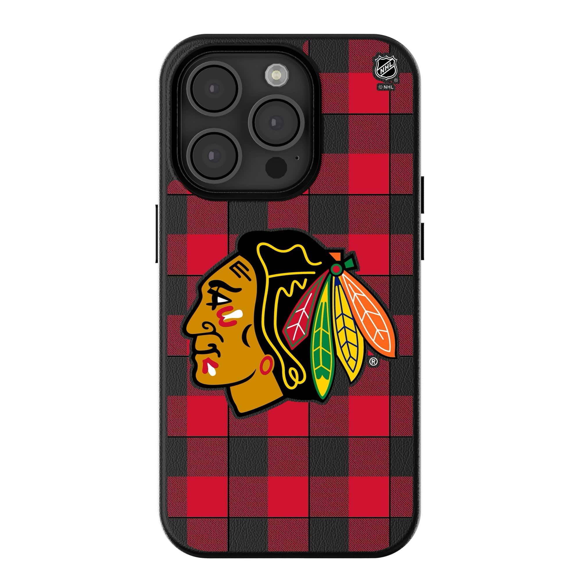 Keyscaper - NHL - Chicago Blackhawks Plaid iPhone Magnetic Bump Case - 16 Plus - Black price history on PriceWatchPro