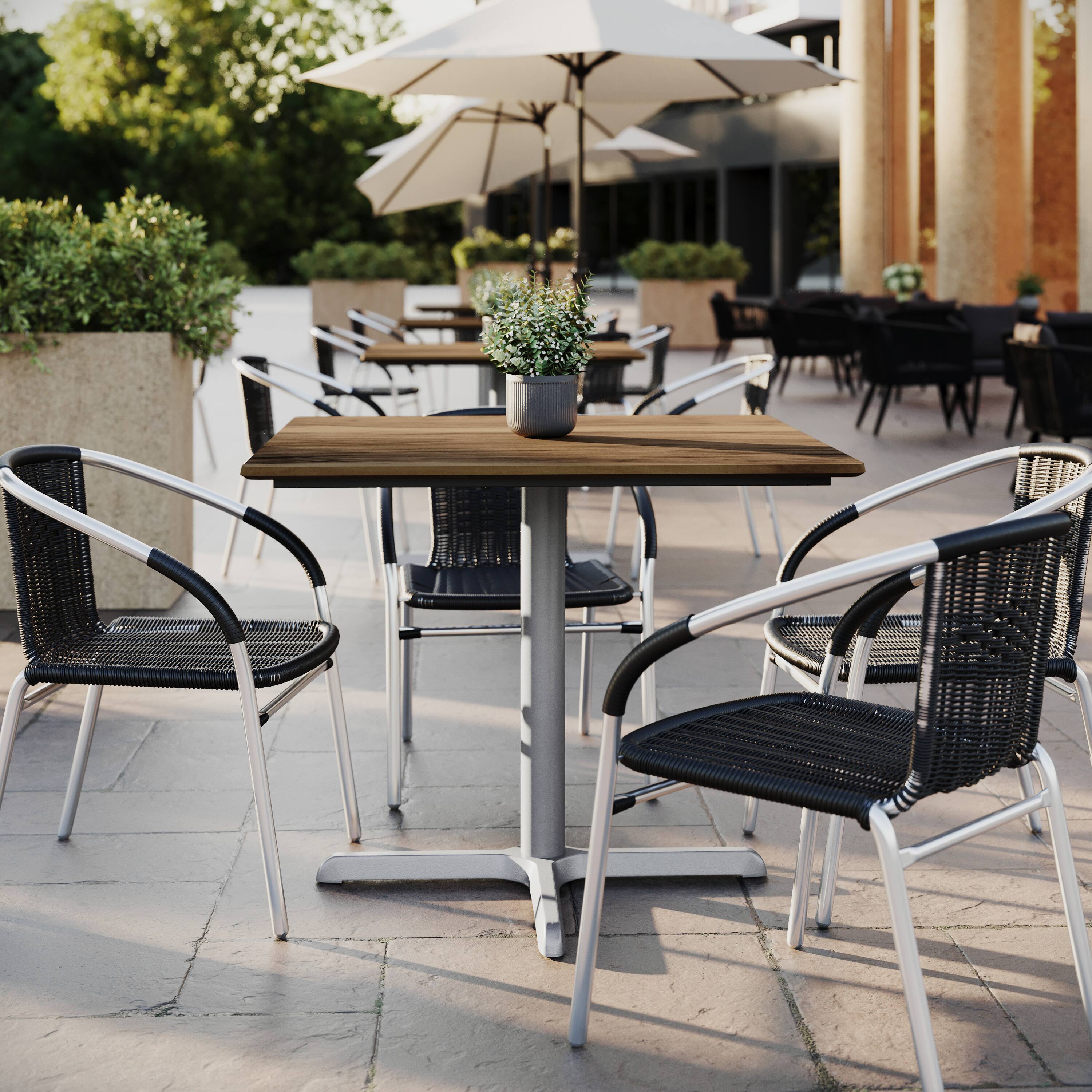 Emma + Oliver PureShield HPL Wrapped Tabletop, Seamless Edge, Scratch ...