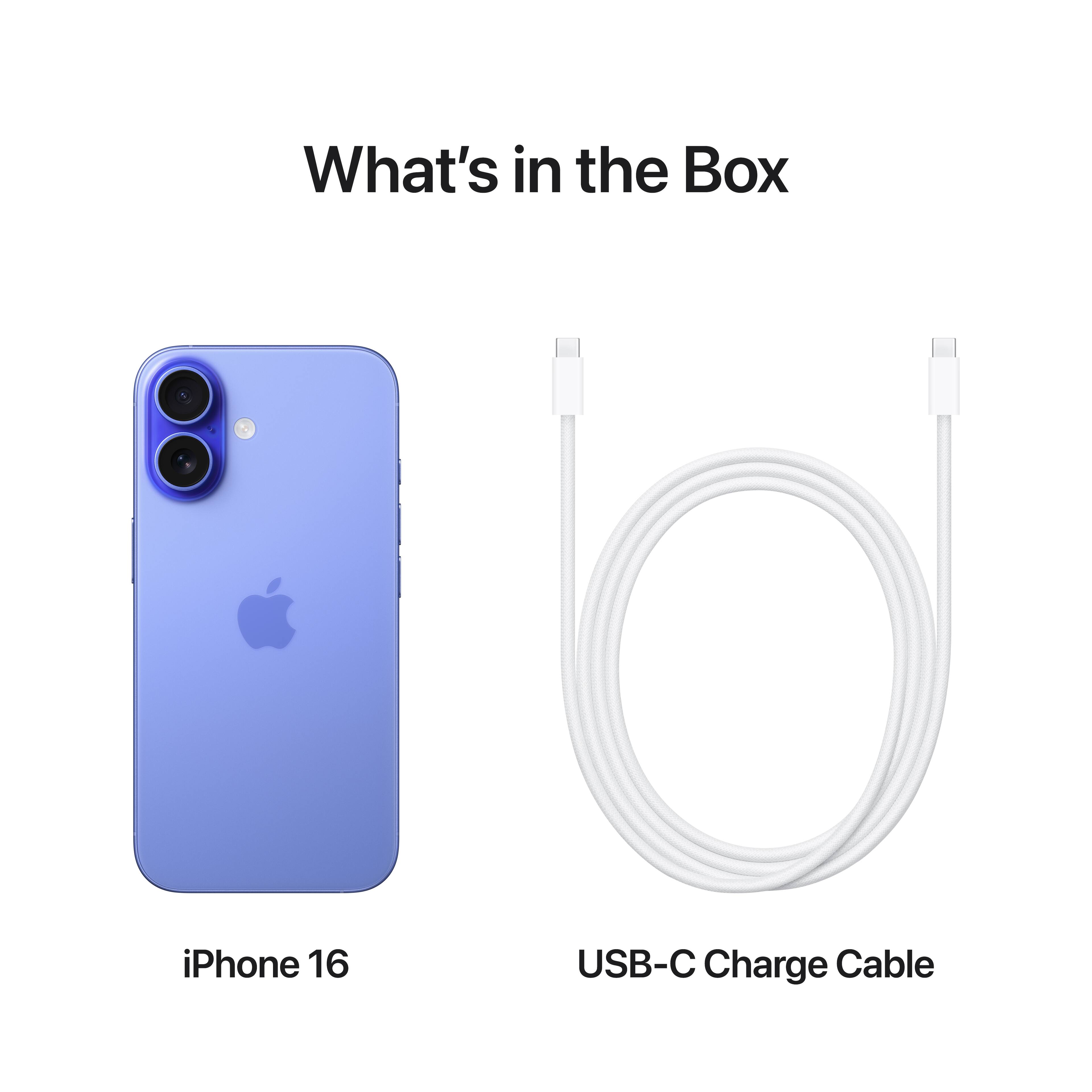 What's in the Box: iPhone 16 USB-C Charge Cable