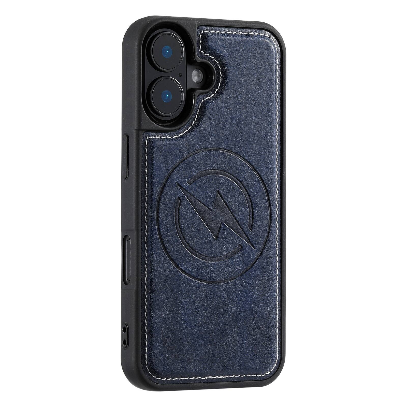 Alt View 3. Dteck - For Apple iPhone 17 Pro Max Case,2-in-1 Magnetic Detachable PU Leather Wallet Flip Stand Card Holder TPU Inner Cover - Blue.