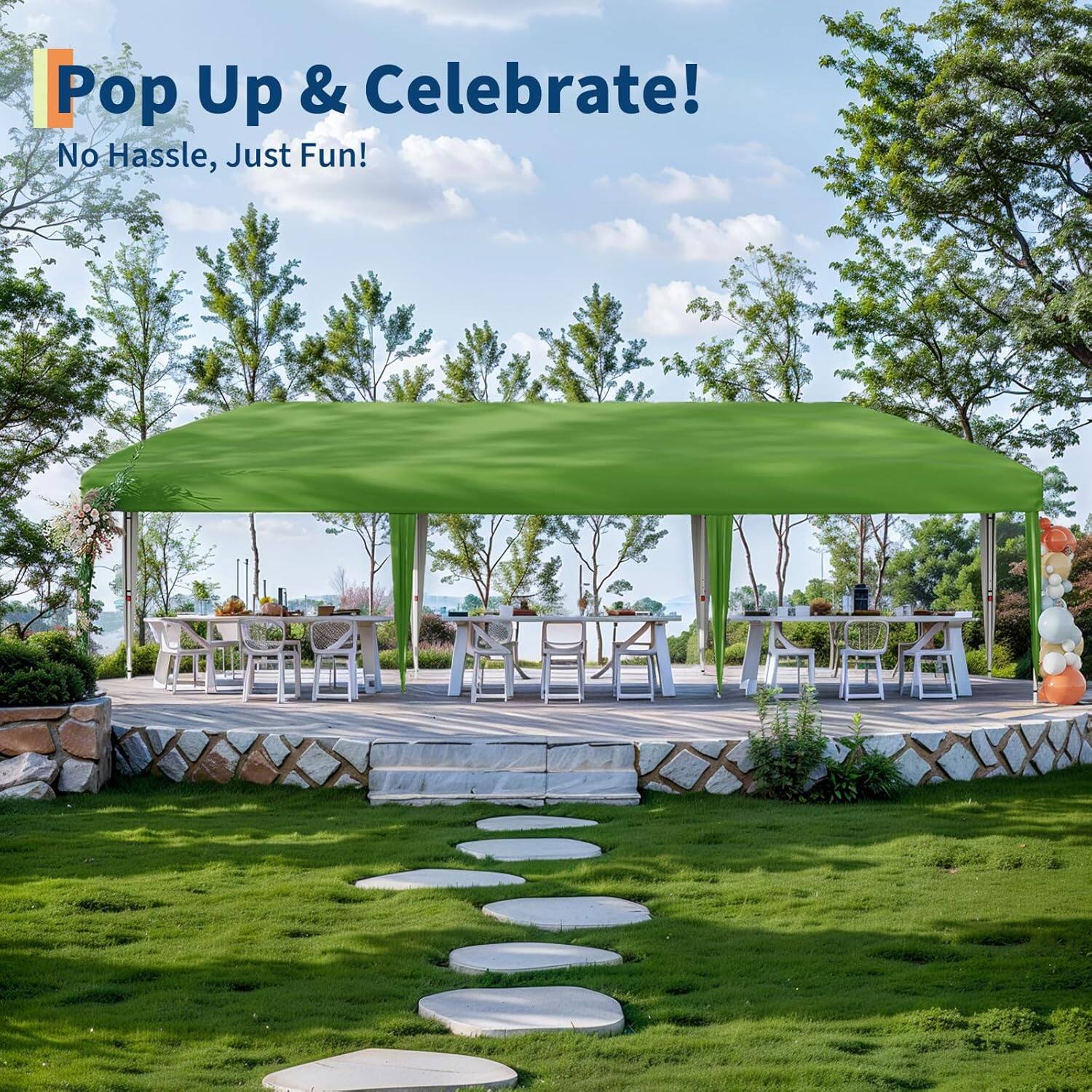 Pop Up & Celebrate!  
No Hassle, Just Fun!