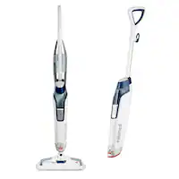 BISSELL - PowerFresh Deluxe Corded Steam Mop - Brite White/Saphire Waltz - Front_Zoom