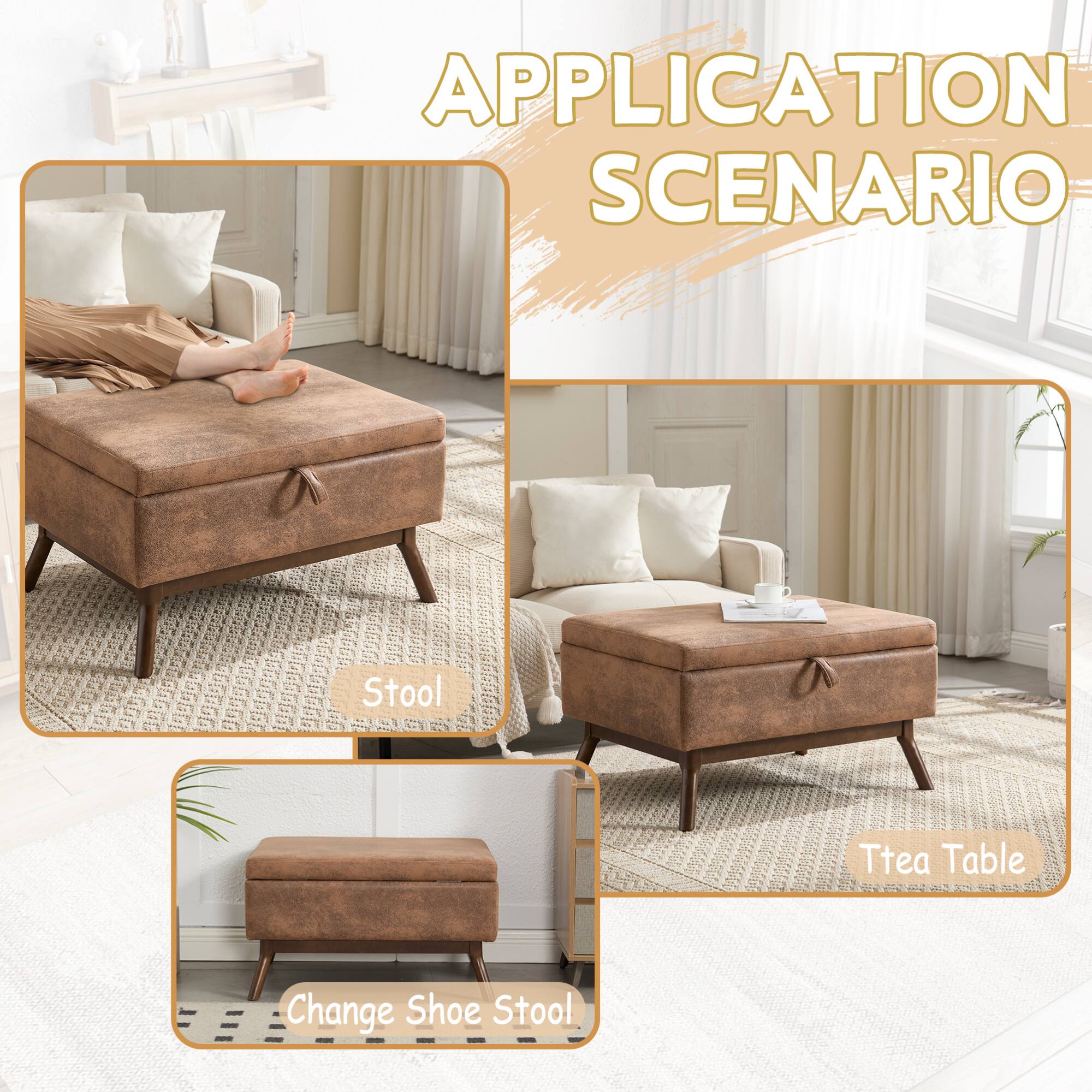 APPLICATION SCENARIO

Stool

Ttea Table

Change Shoe Stool