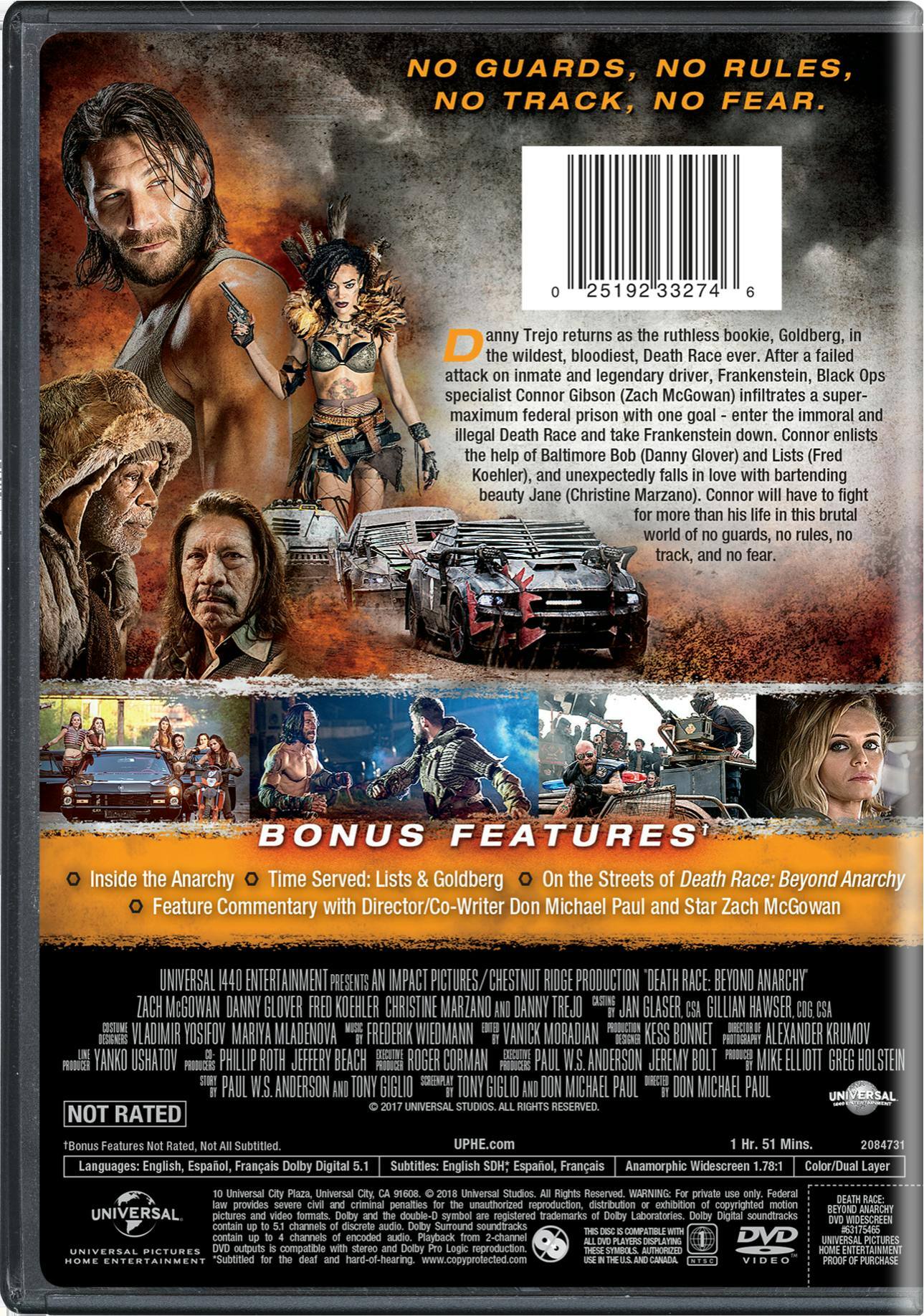 Angle. Death Race: Beyond Anarchy (DVD Unrated) [DVD].