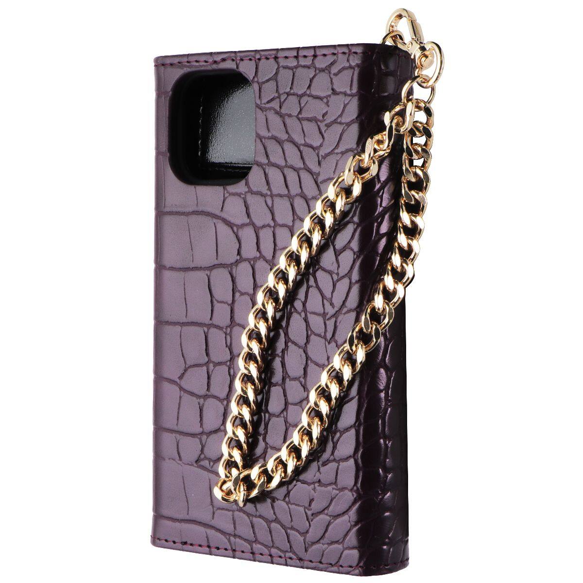 Front. iDeal of Sweden - iDeal of Sweden Studio Clutch Wallet Case for Apple iPhone 12/12 Pro - Plum - Purple.