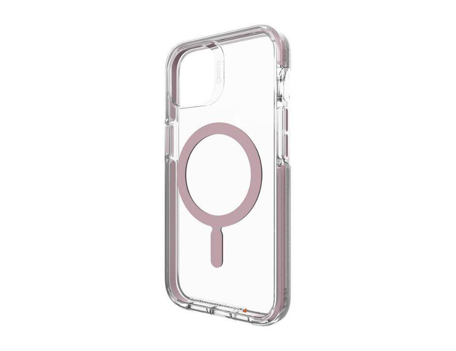 Left. Gear4 - Gear4 Piccadilly Snap Case for iPhone 13 - Clear.