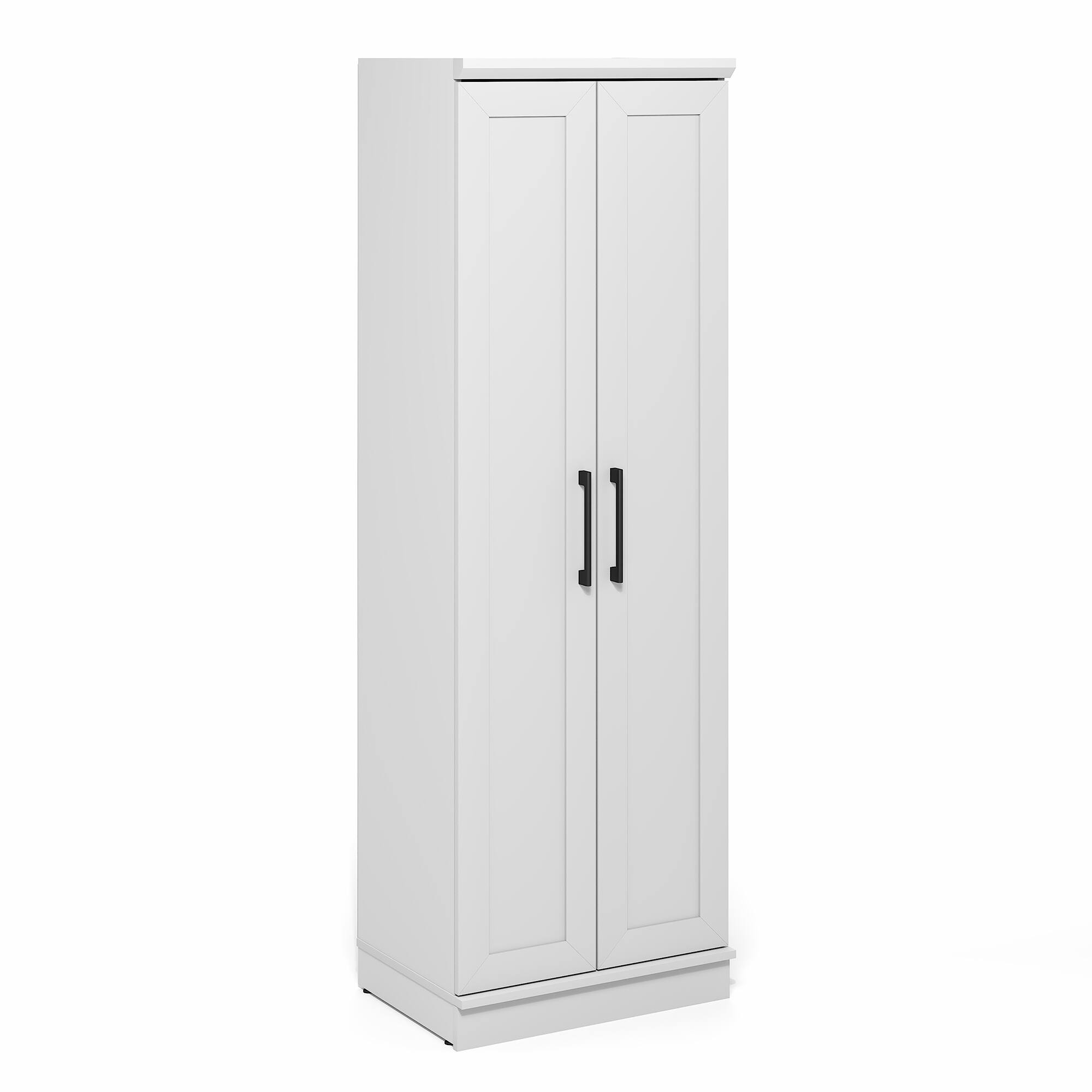 Alt View 5. Furinno - Robin Multipurpose Storage Cabinet, Pantry Cabinet, Kitchen Cabinet with 2 Doors, 23W - White.