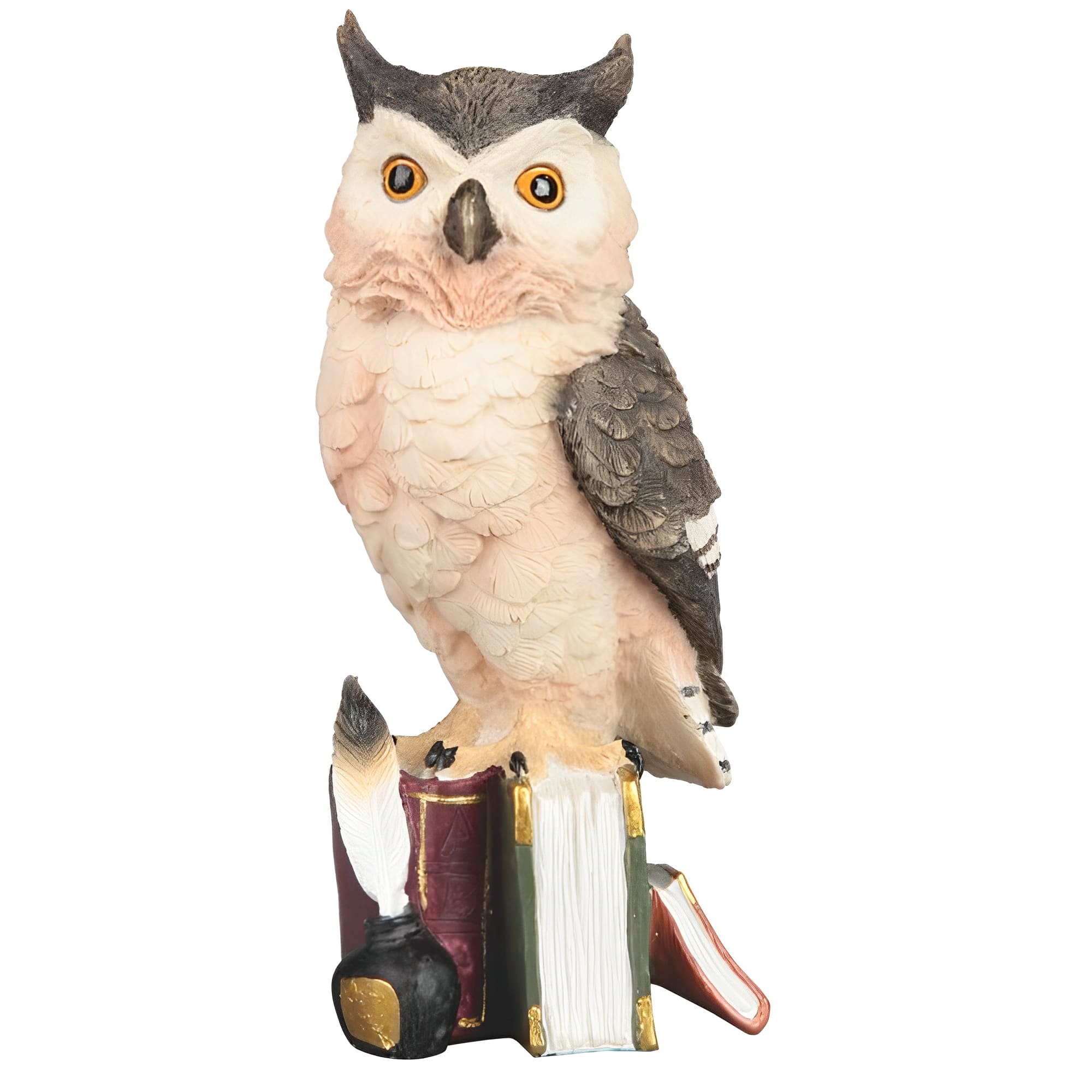 FC Design - 6"H Owl with Stationery Figurine Statue Desk Tabletop Home Decor Gift - Multi-Color
