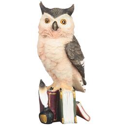 FC Design - 6"H Owl with Stationery Figurine Statue Desk Tabletop Home Decor Gift - Multi-Color