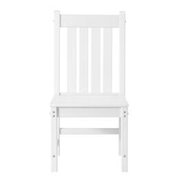 WestinTrends - Malibu Outdoor Patio Dining Chair - White