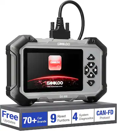 GeeLOO OK GOOLOO GOeLOO 0 20ds GOOLOOA rghes reserved.
DS 600 Free System CAN-FD Reset 4 Protocol Car 9 Diagnostics Updates 70+ Brands Functions