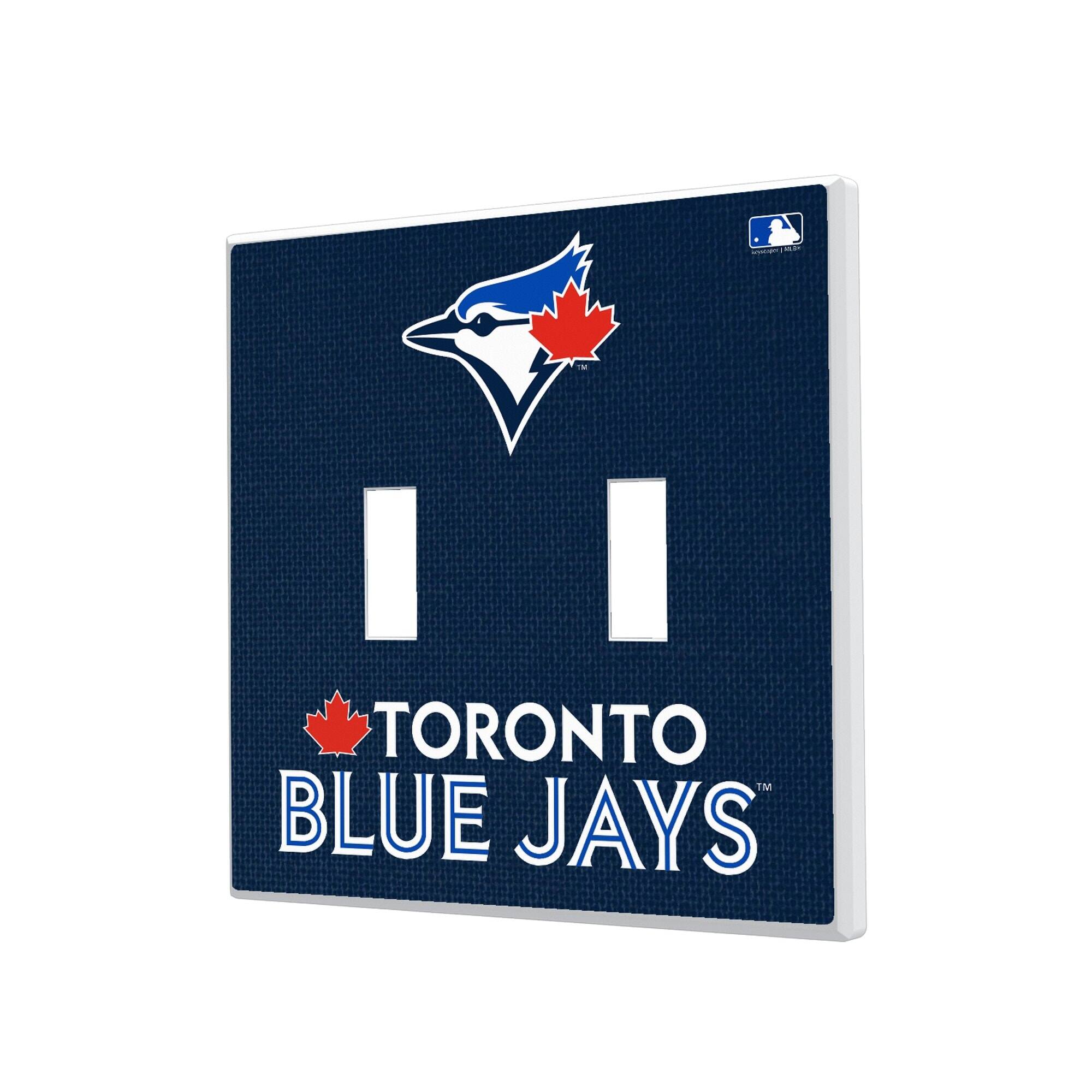 Keyscaper - Toronto Blue Jays Solid Design Double Toggle Light Switch Plate - Multicolor price history on PriceWatchPro