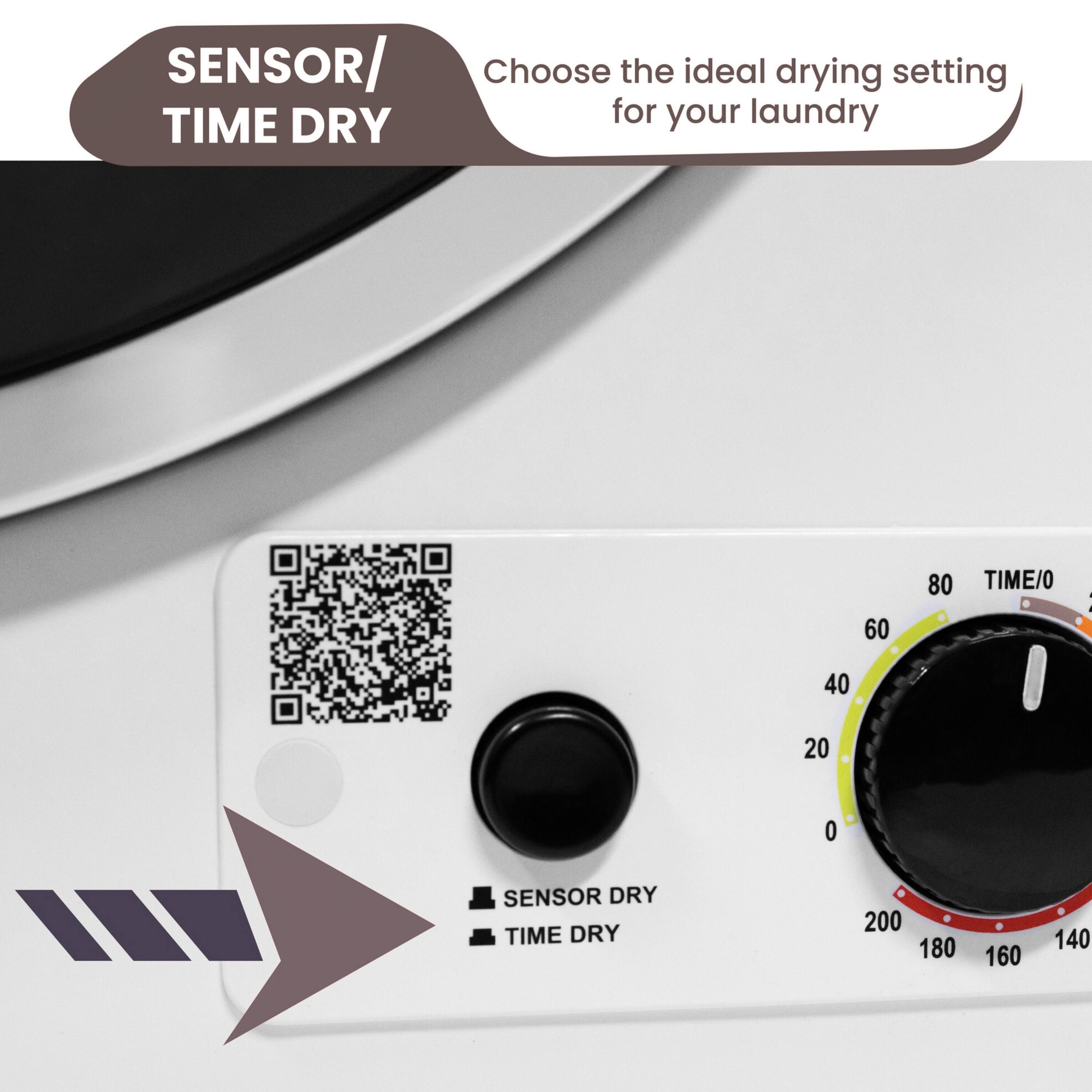 SENSOR/ TIME DRY

Choose the ideal drying setting for your laundry

SENSOR DRY TIME DRY

TIME/O 80 60 40 20 0 200 180 160 140