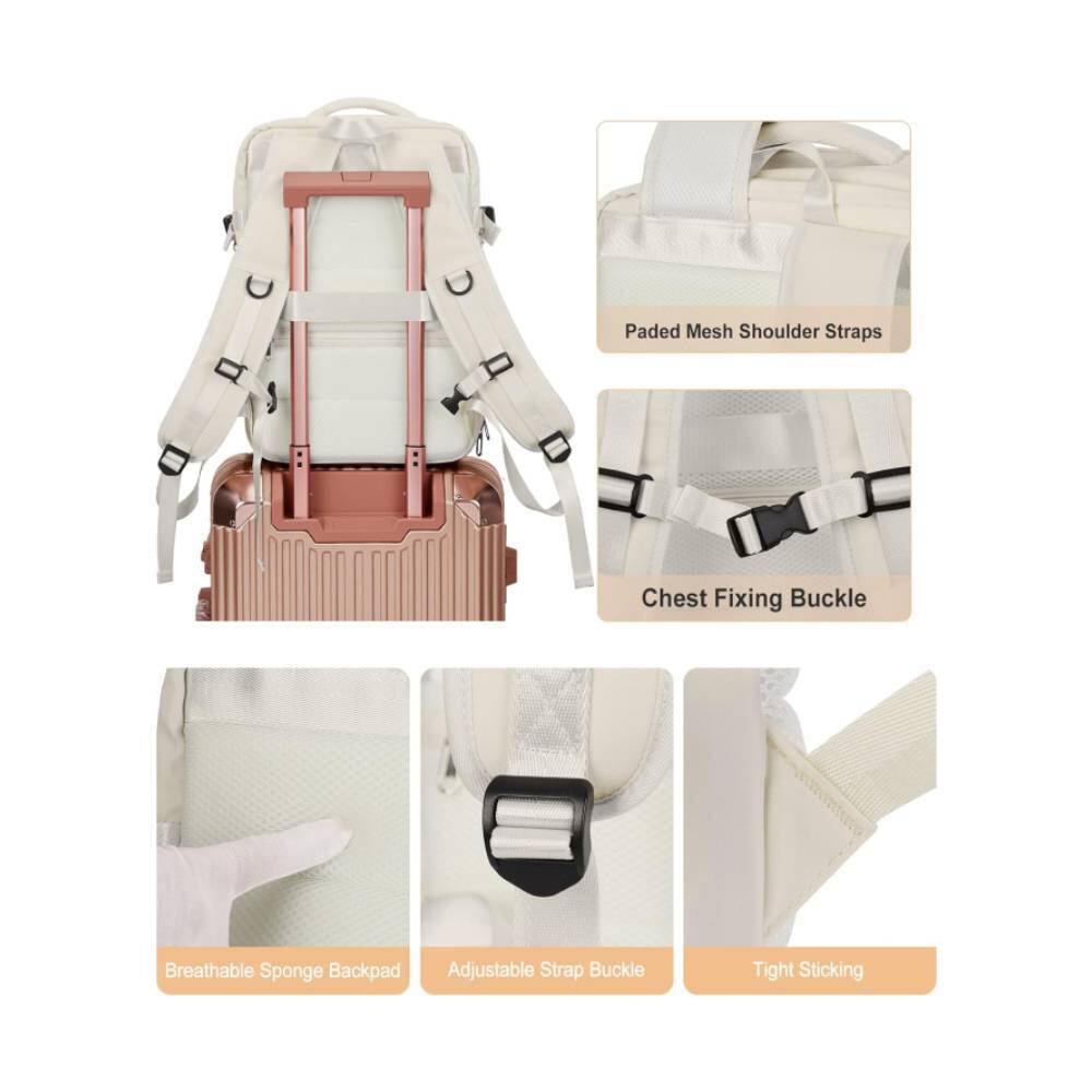 - Padded Mesh Shoulder Straps
- Chest Fixing Buckle
- Breathable Sponge Backpad
- Adjustable Strap Buckle
- Tight Sticking