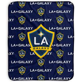 Pegasus - LA Galaxy 50" x 60" Repeat Wordmark Fleece Blanket - Multicolor