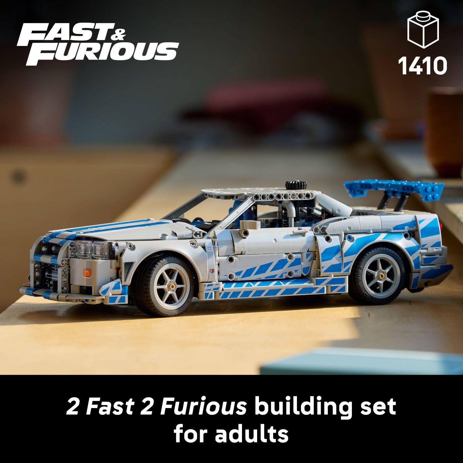 FAST & FURIOUS 1410 2 Fast 2 Furious building set for adults