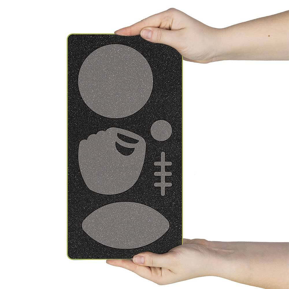 Alt View 1. AccuQuilt - Accuquilt GO! Mosaic #4-10 Finished Die - Multicolor.