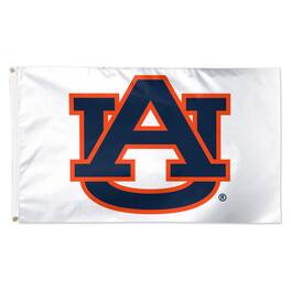 WinCraft - Auburn Tigers 3' x 5' Single-Sided Vibrant Deluxe Flag - White