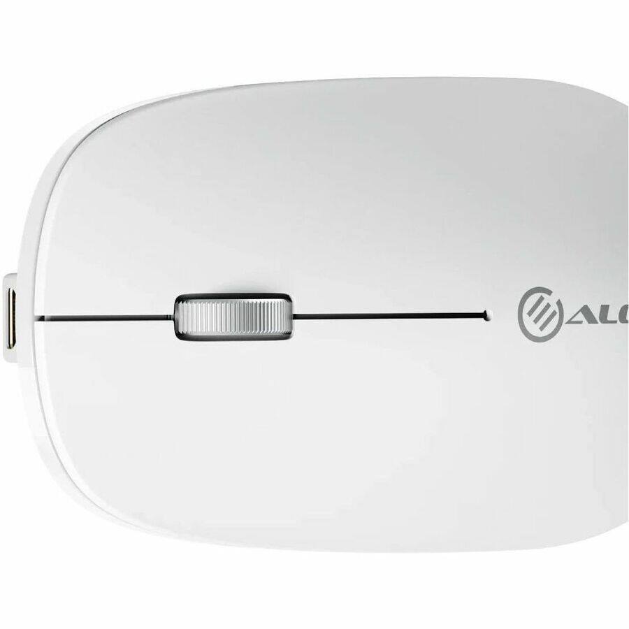 Alt View 2. Alogic - Alogic USB-C Rechargeable Wireless Bluetooth Mouse (White) - Bluetooth wireless keyboard with a compact design, ideal - White.