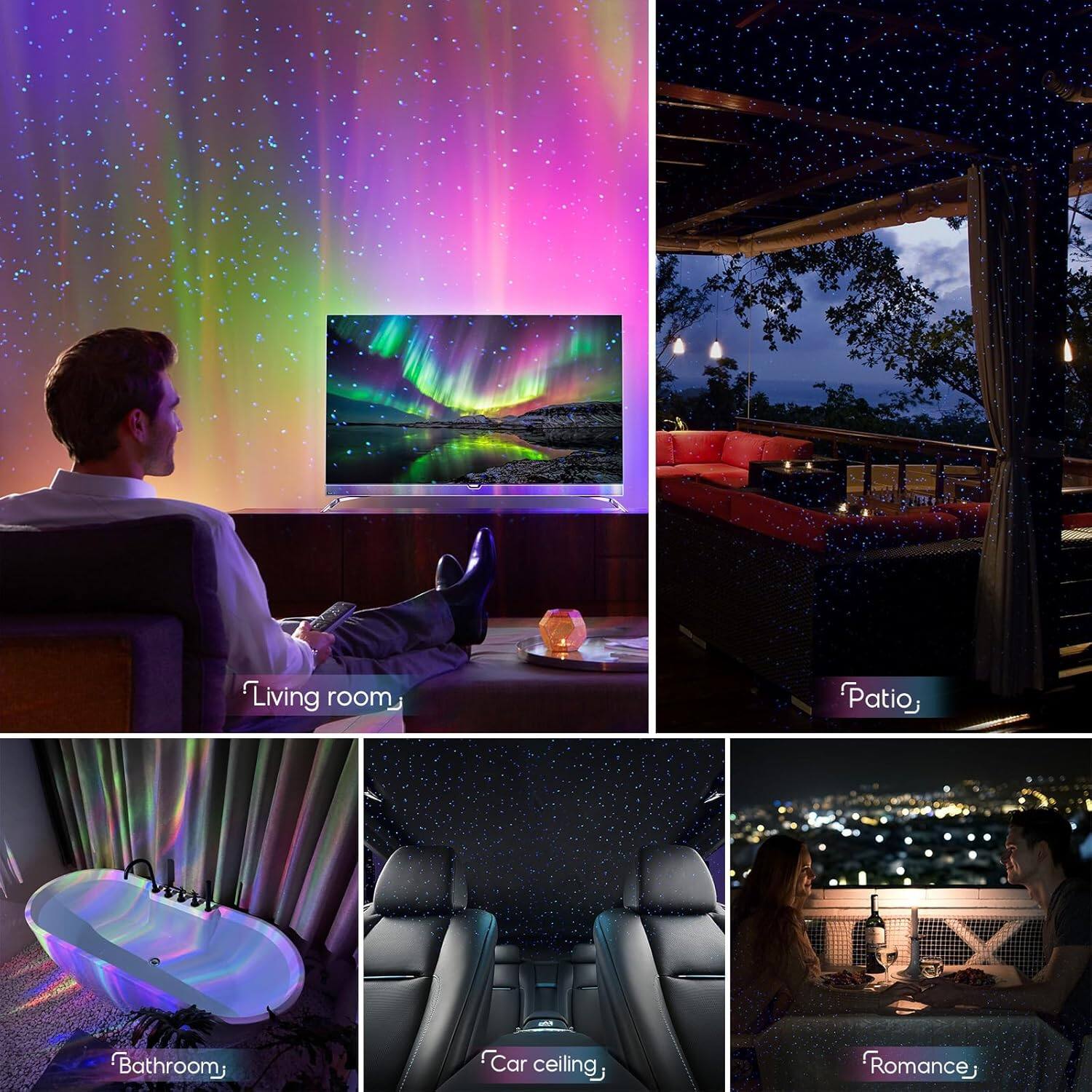 - Living room
- Patio
- Bathroom
- Car ceiling
- Romance